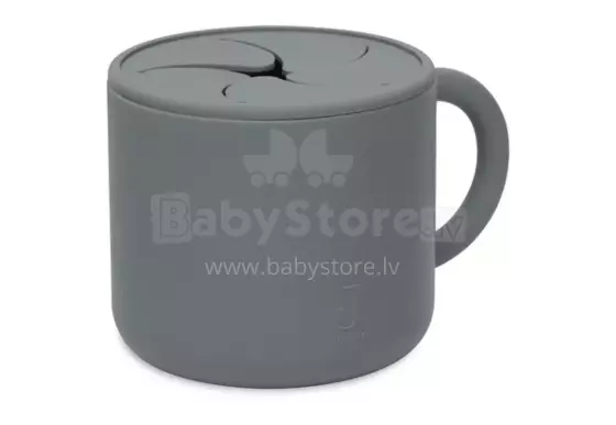 La bebe™ Snack Cup Silicone  Art.708-007-00094 Storm Grey