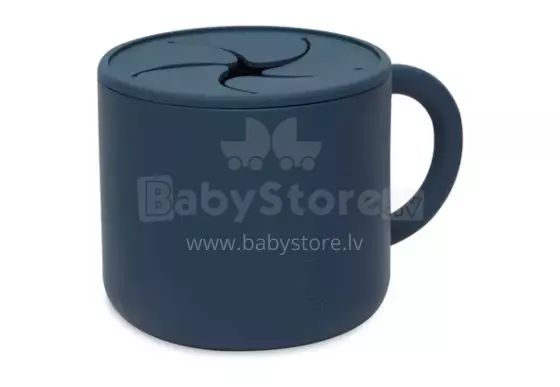 La bebe™ Snack Cup Silicone  Art.708-007-66035 Jeans Blue