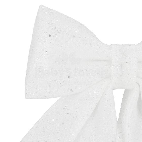 Christmas bow for the tree Springos CA 1302 30 cm white