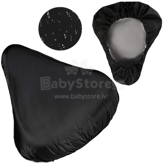 Waterproof bicycle saddle cover Springos BA0083 black