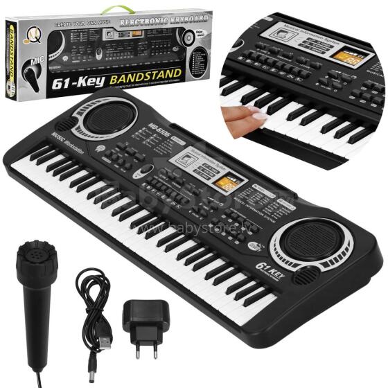 Electric piano keyboard with microphone for children Springos KG0025