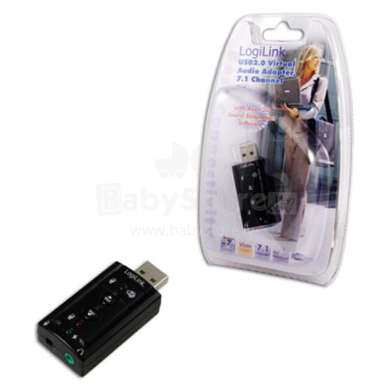 Logilink USB Audio adapter, 7.1 sound effect