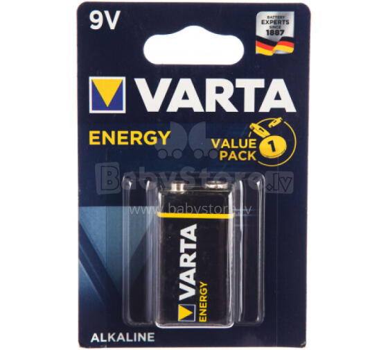Varta ENERGY 9 V Sārmains