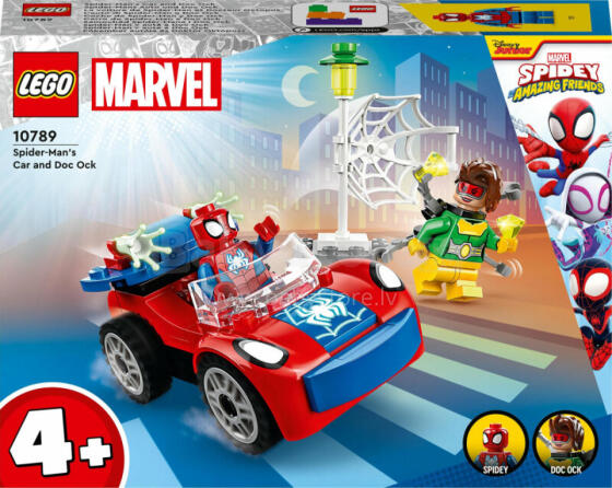 LEGO Marvel Zirnekļcilvēks Zirnekļcilvēks un Machine Doc Octopus (10789)