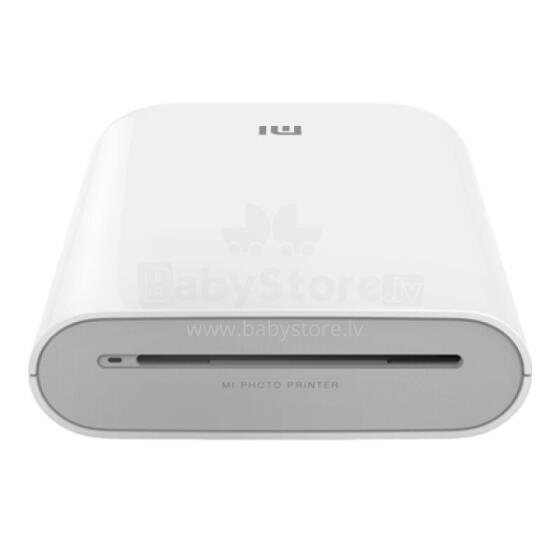 Xiaomi Mi Portable Photo Printer Colour, ZINK Zero-Ink, White
