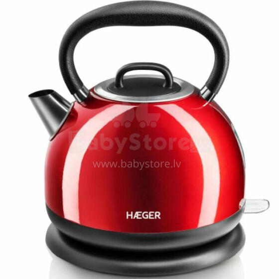 Haeger EK-22R.021A Red Cherry Elektriskā tējkanna 1.7L 2200W