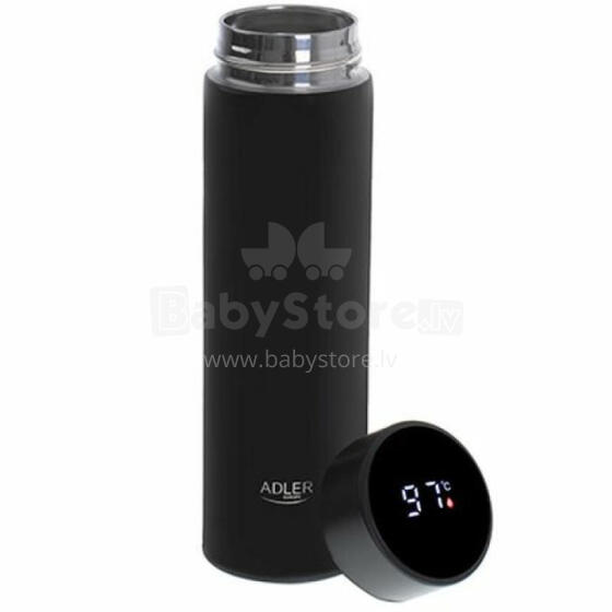 Adler AD 4506BK Termoss ar LED displeju un temperatūras režīmu 473ml