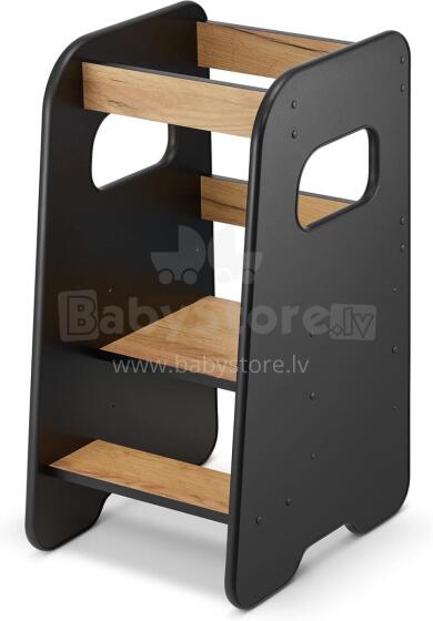 Wooden Learning Tower Art.224033 Black