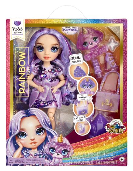 RAINBOW HIGH nukk Classic Rainbow Fashion Violet, 28 cm