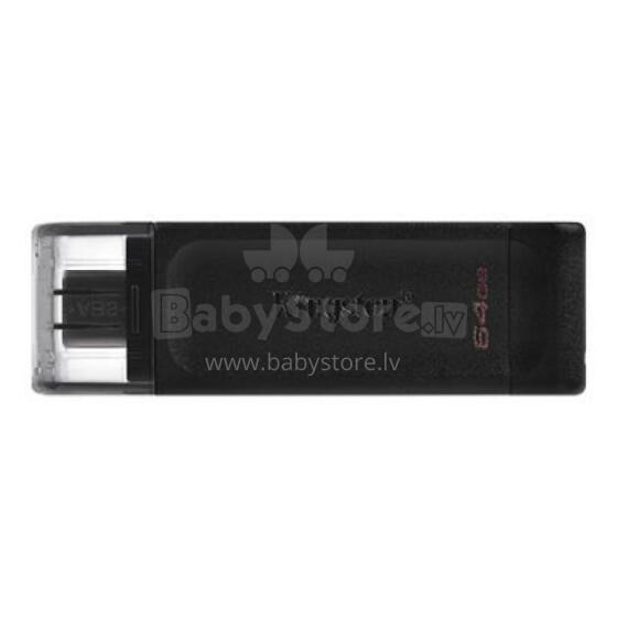 MEMORY DRIVE FLASH USB-C 64GB/DT70/64GB KINGSTON