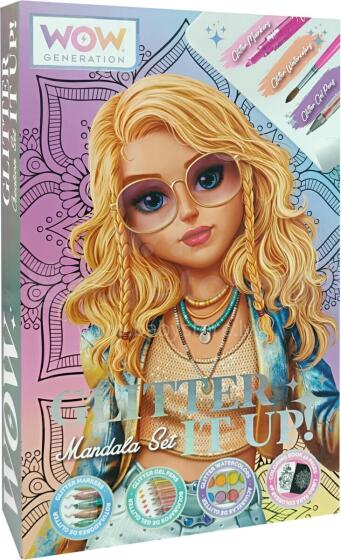 WOW GENERATION coloring book Mandala Art Kit, WOW00084