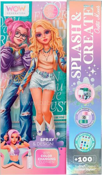 WOW GENERATION fashion book Splash & Create! Outfit Creative Set, WOW00085
