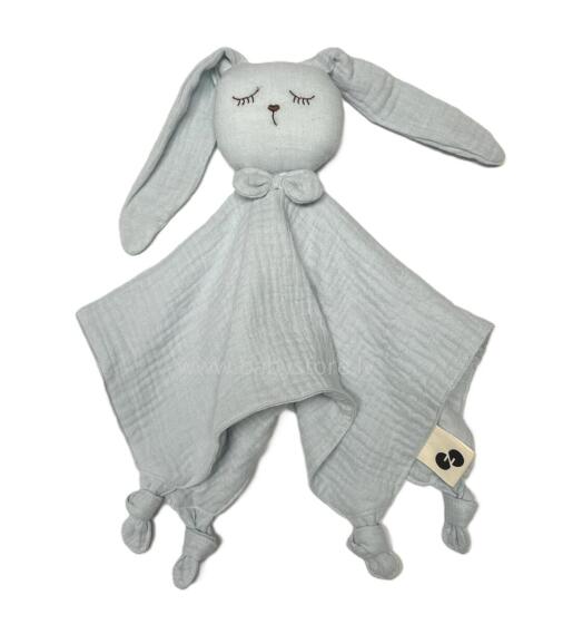 Muslin Cuddle Cloth Bunny Mint