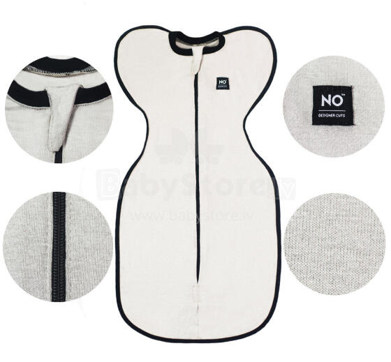 La Bebe™ NO Swaddle Up S Art.224710 White