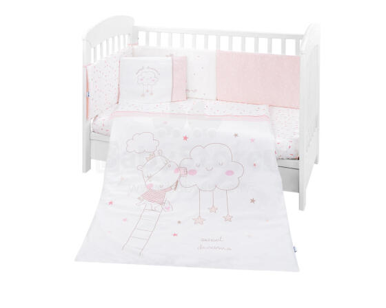 Bedding set 6pcs 60/120 Hippo Dreams