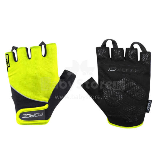 Вело перчатки Force Gel 17 Electro Yellow /Black XL размер