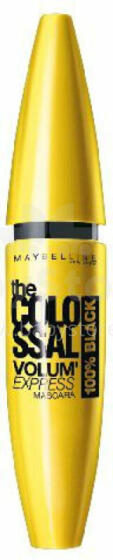Maybelline Mascara Colossal 100% melna (melna) 10,7ml