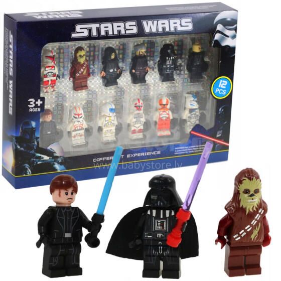ZESTAW FIGUREK STAR WARS 12 SZTUK
