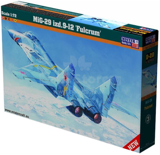 MODEL SAMOLOT MIG-29 9-12 FULCRUM 1:72