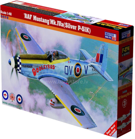 MODEL SAMOLOT RAF P-51K MUSTANG 1:48