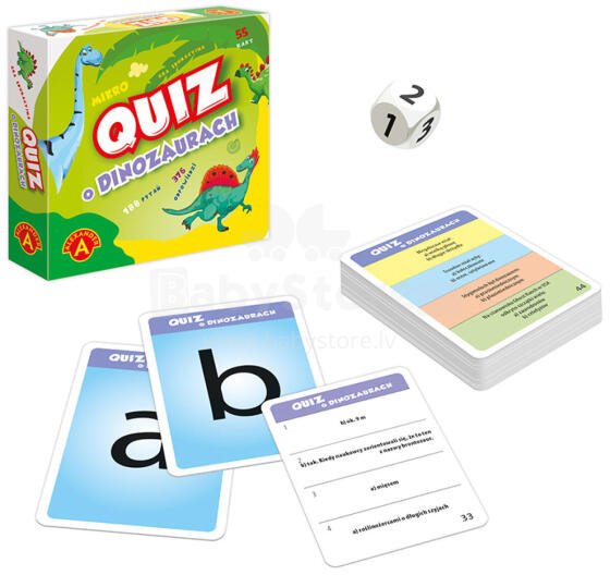 GRA QUIZ O DINOZAURACH