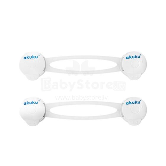 Slēdzenes atvilktnēm un skapjiem 16 cm (2 gab.) A0650