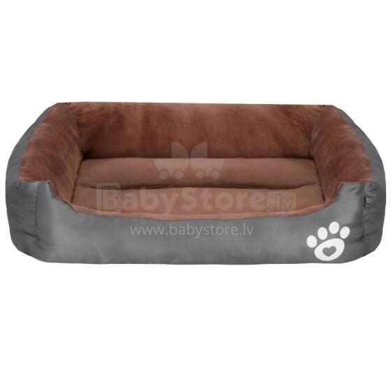 Small dog, cat bed S Springos PA0329S, resting place, puppy bed brown-gray