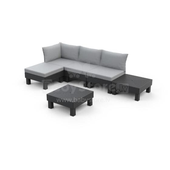Garden furniture set Elements Full Set (5 Seater) grey/light grey