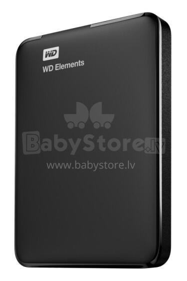 Western Digital WD Elements pārnēsājamais ārējais cietais disks 4000 GB melns