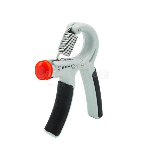 Hand gripper with adjustable resistance Springos FA0034 20-50 kg grey-black with orange element