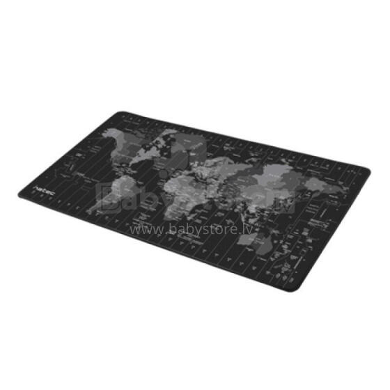 Natec Mouse Pad, Time Zone Map, Maxi, 800x400 mm