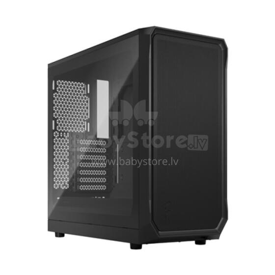 Fractal Design Focus 2  Black TG Clear Tint, Midi Tower, Power supply included No