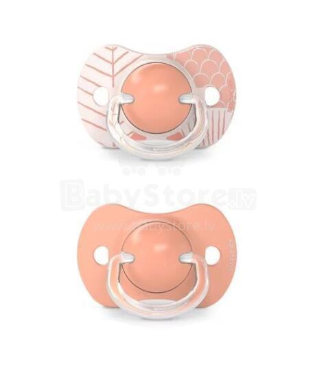 083065 PACIFIER SX PRO 18+ 2PCS DREAMS PEACH 308281