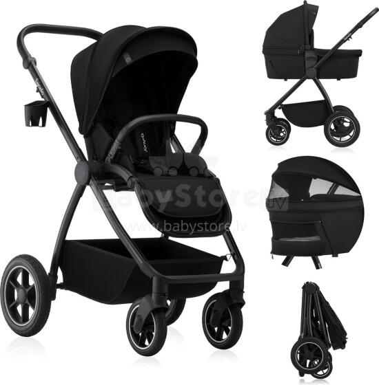 Lionelo Mika Plus 2 in 1 Art.226857 Black Onyx