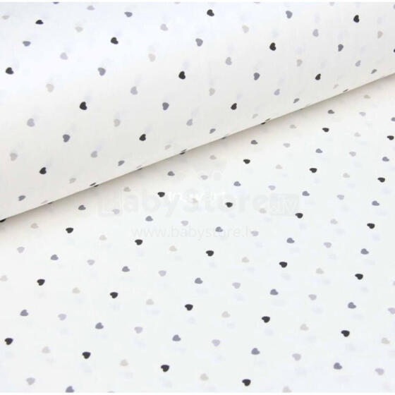 Bebe Basic Cotton Sheet Art.6302210000-00 Hearts