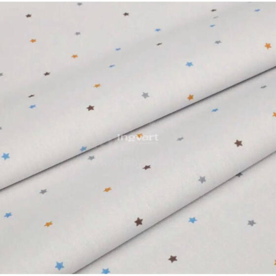 Bebe Basic Cotton Sheet Art.6302210000-01 Stars
