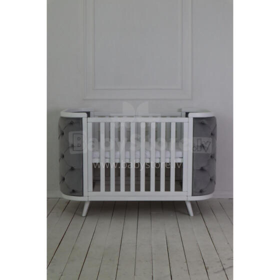 La Bebe™  Boho Slim 4 in 1 Art.9403500000vp White/Beige Velour