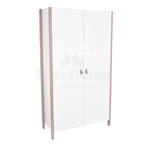 La Bebe™ Scandi Wardrobe Art.227072 White/Cappucino