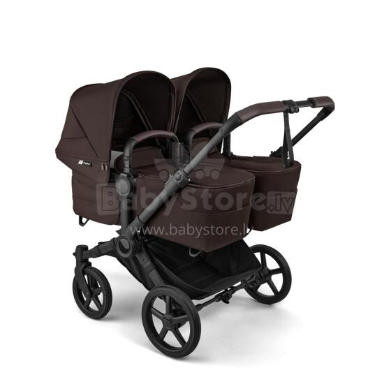 Bugaboo Donkey 6 Twin Art.227115 Cocao Brown Bērnu Universāli Transformējami rati dvīņiem