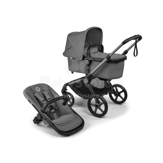 Bugaboo Fox 5 2 in 1 Art.227117 Moon Grey Bērnu universāli transformējami rati/ratiņi