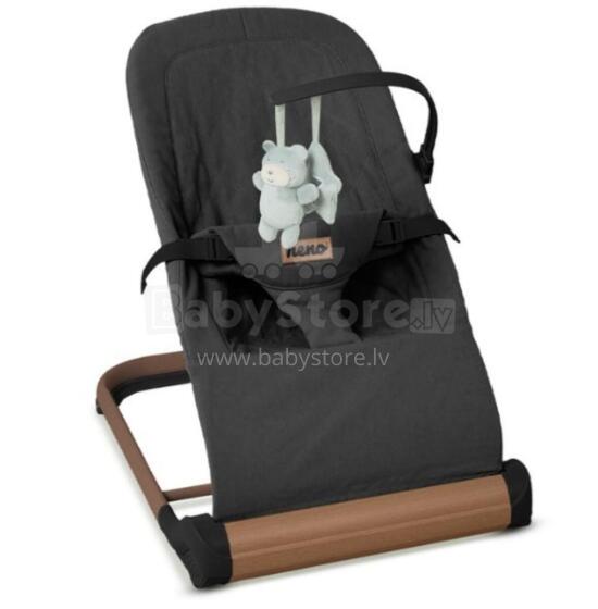 5718 NESSO DARK GREY BED CHAIR + BAG