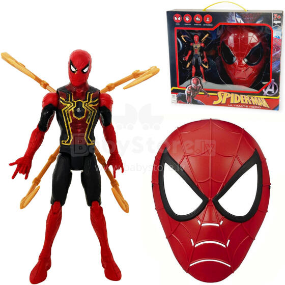 ZESTAW FIGURKA + MASKA SPIDER-MAN