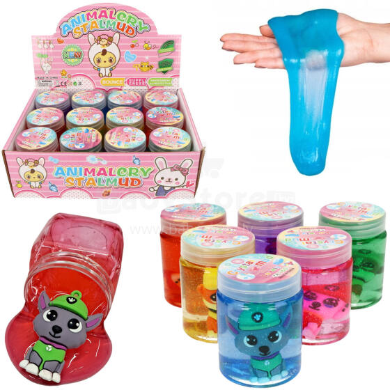 MASA MAGICZNA SLIME BROKATOWA Z FIGURKĄ