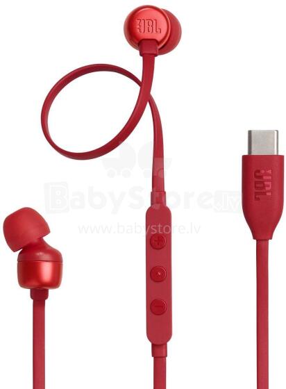 Jaunums! JBL USB-C austiņas, sarkanas