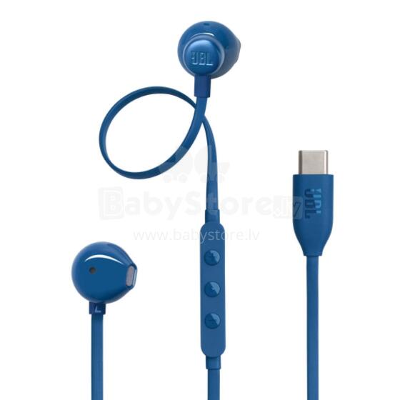 Jaunums! JBL USB-C austiņas, zilas