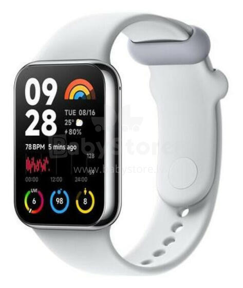 Xiaomi | Smart Band 8 Pro | AMOLED | Waterproof | Bluetooth | Light Grey