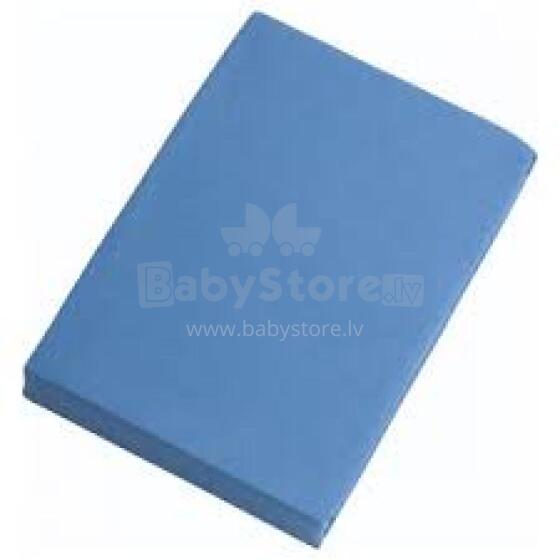 La Bebe™ Cotton Sheet Art.904.271.02 Light Blue Sheet 120x60cm