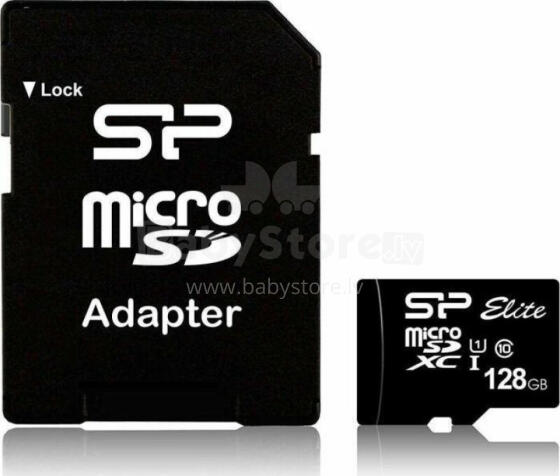 Karta Silicon Power Elite MicroSDXC 128 GB Class 10 UHS-I  (SP128GBSTXBU1V10SP)