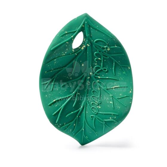 Oil Carol Teether Toy Art.227780 Leaf  Teether (natural rubber)