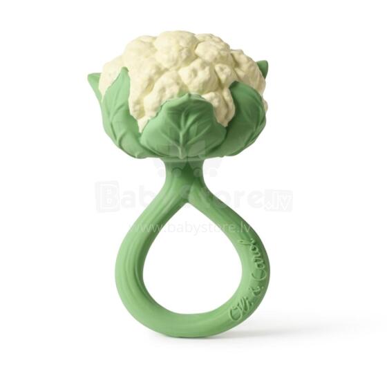 Oil Carol Teether Toy Art.227782 Cauliflower  Teether (natural rubber)